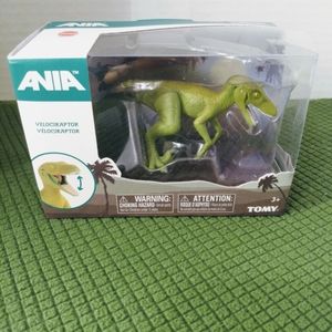 Tomy Ania Velociraptor figurine